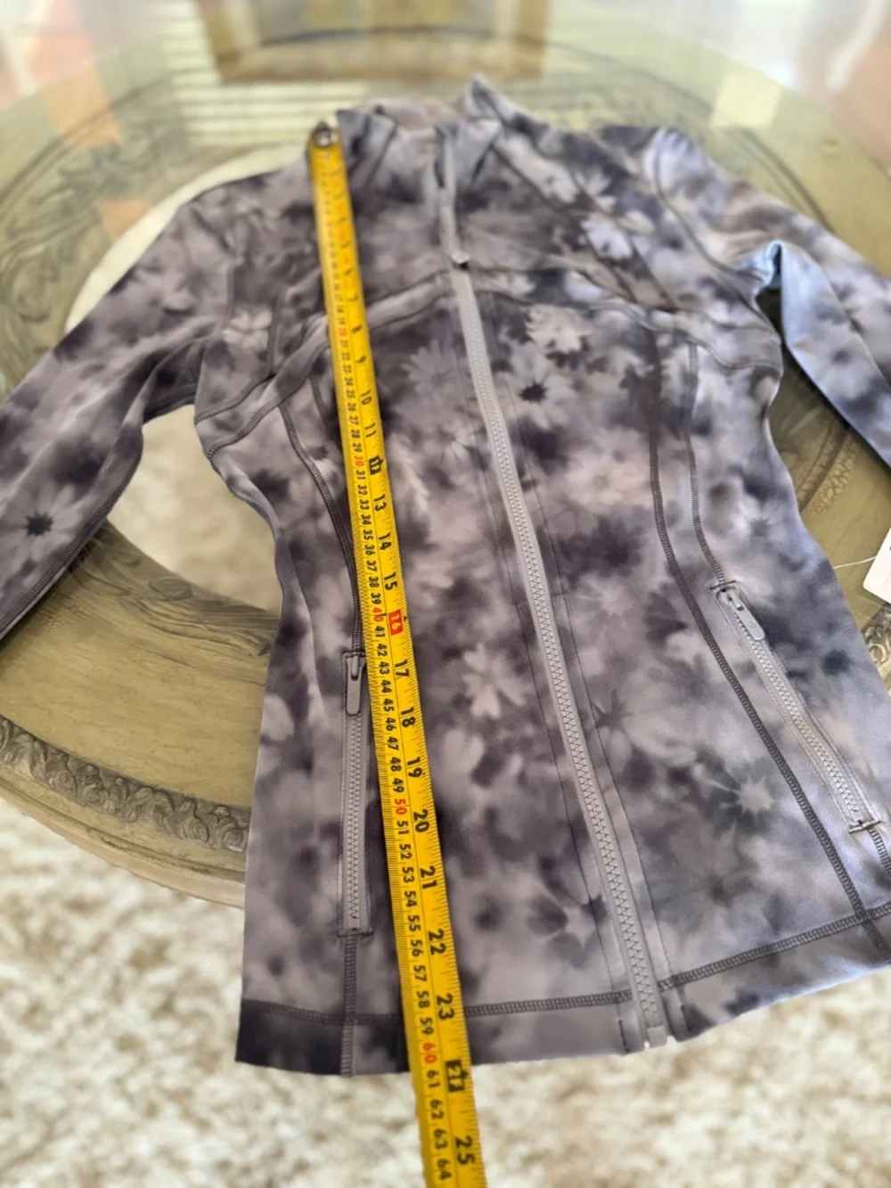 Lululemon Define Jacket Nulu Heathered Floral Print Athletic Athleisure 4 NWT - Picture 7 of 9